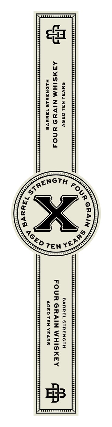 Bluebird Distilling X Barrel Strength label image 4