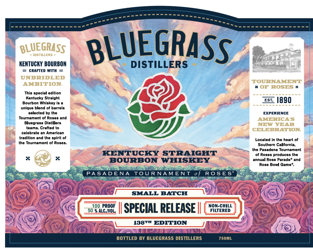 Bluegrass Distillers label