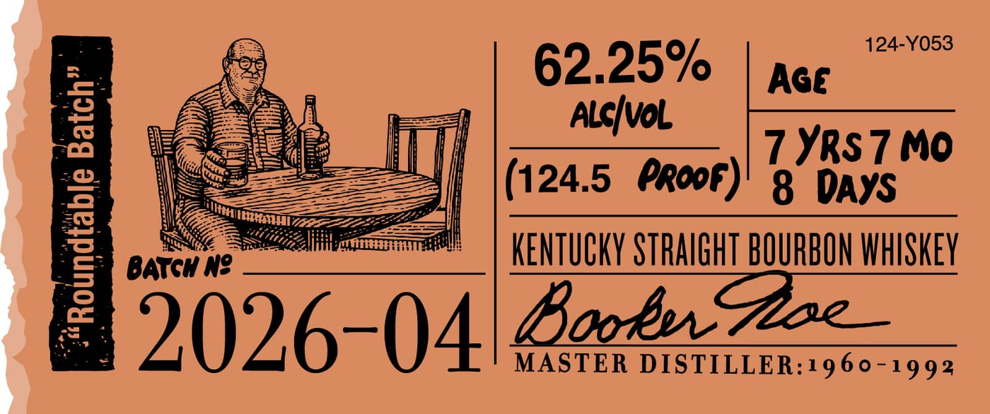Booker's label image 2