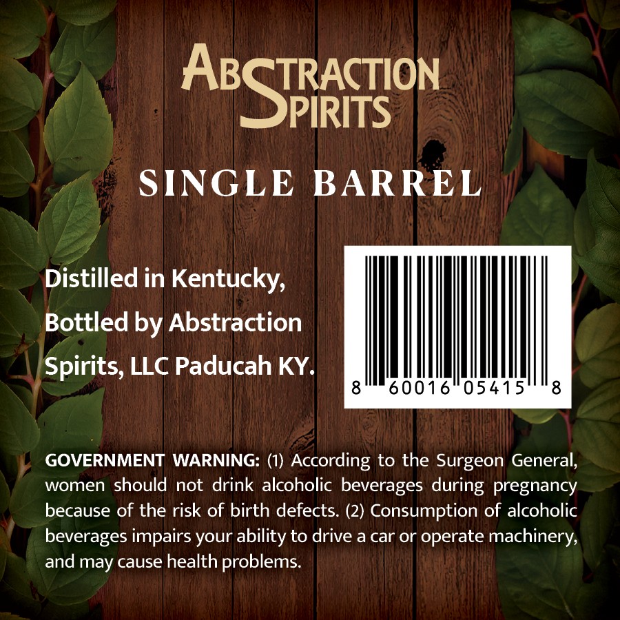 Abstraction Spirits Bourbon On The Banks label image 2