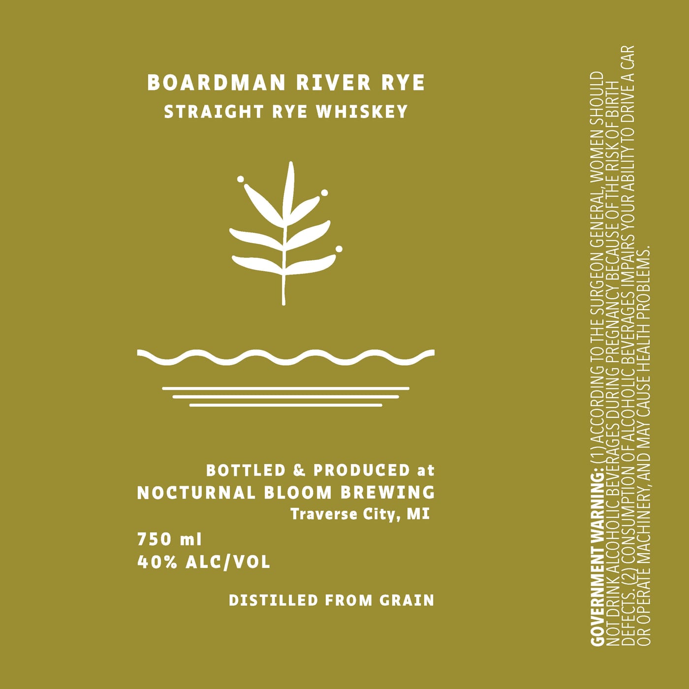 Nocturnal Bloom Brewing label