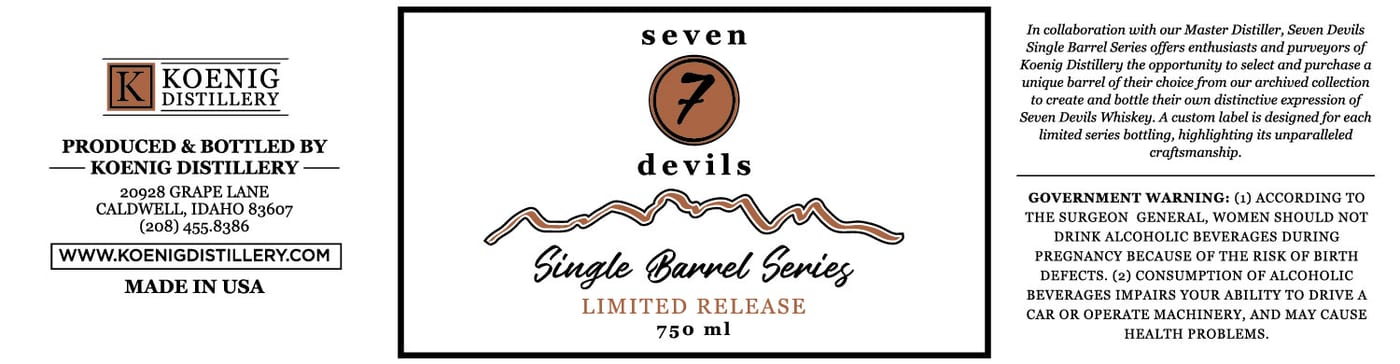 Seven Devils label