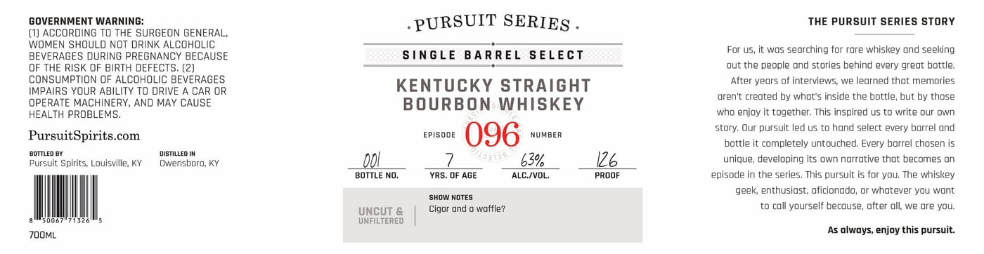 Pursuit Series label