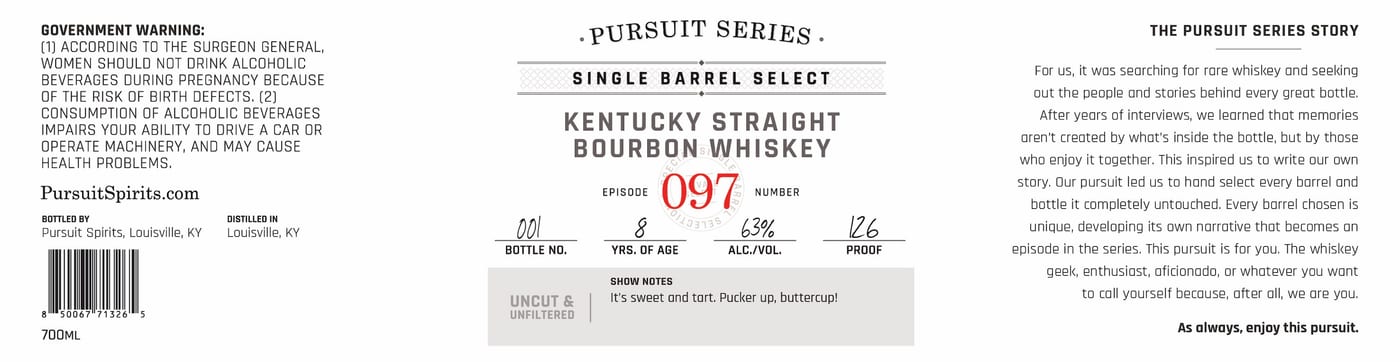 Pursuit Series label