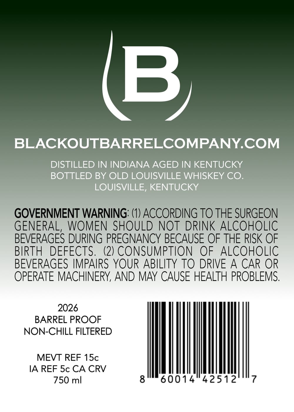 Blackout label image 2