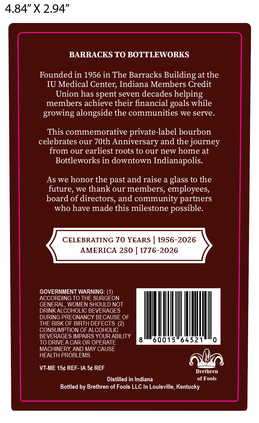 Barracks To Bottleworks label image 2