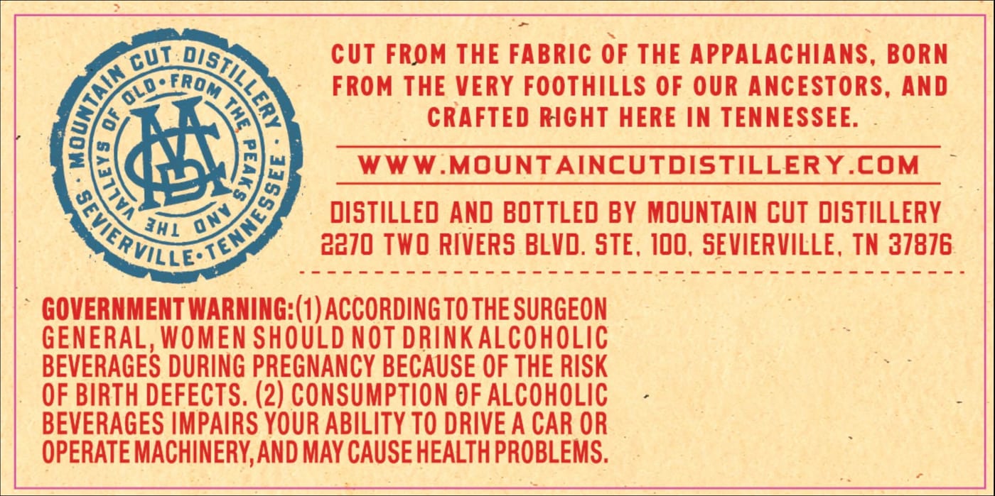 Mountain Cut Bloody Butcher Corn Whiskey label image 2