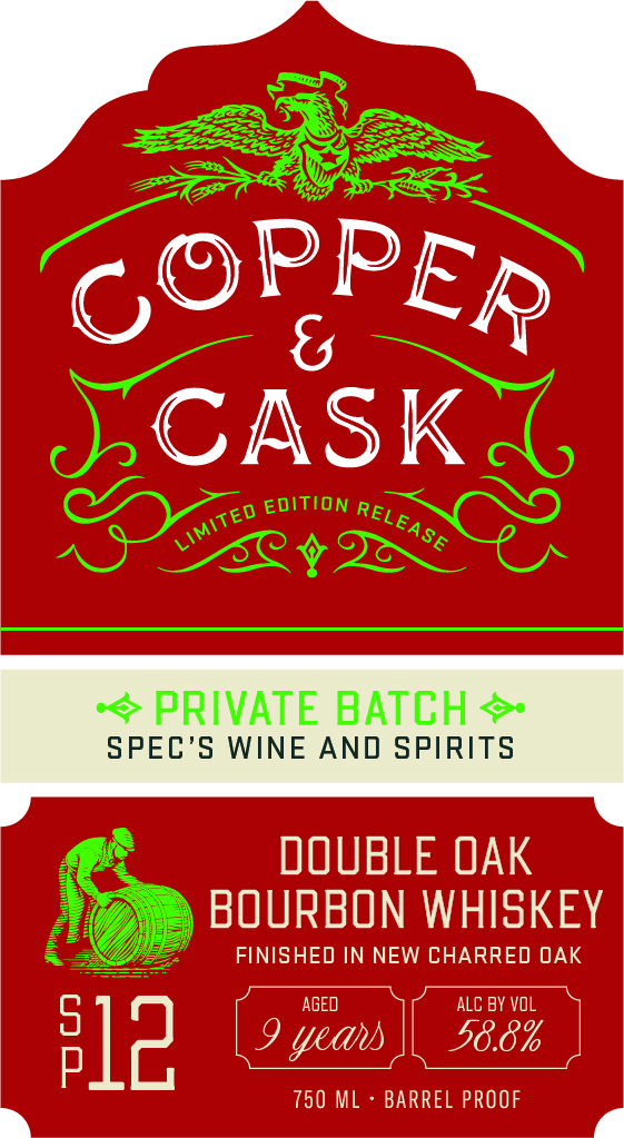 Copper & Cask label