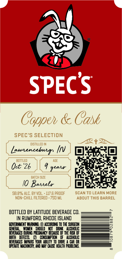 Copper & Cask label image 2
