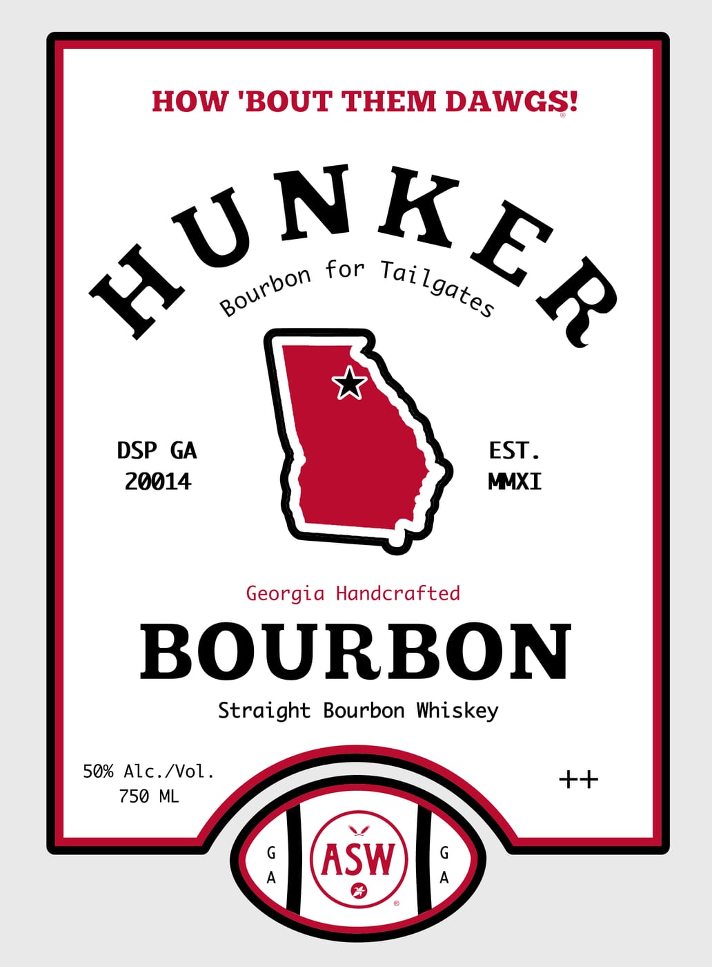 Hunker label