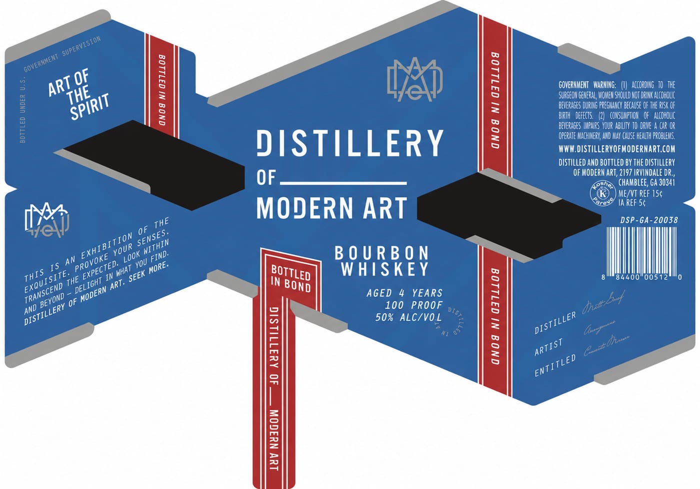 Distillery Of Modern Art label