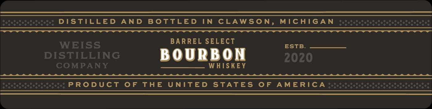 Barrel Select Blind Cut Bourbon label image 3