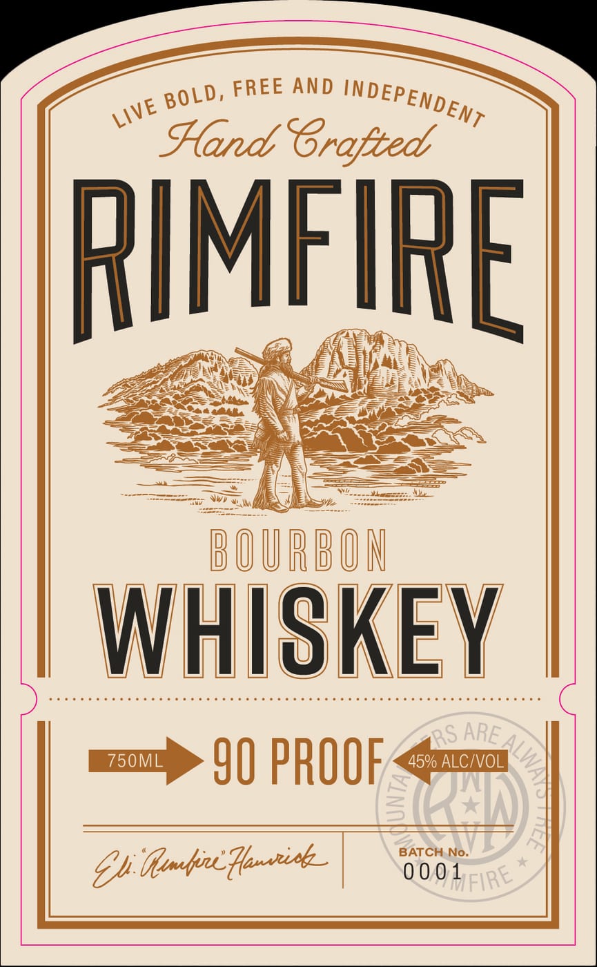 Rimfire label