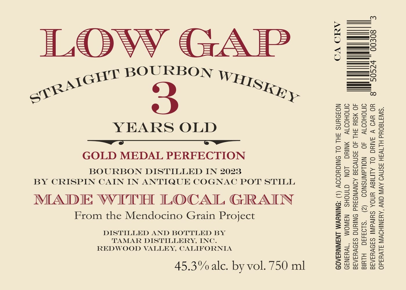 Low Gap label