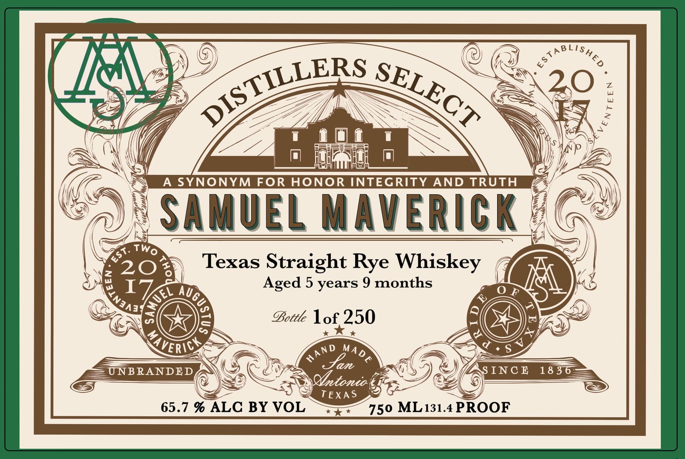 Samuel Maverick label