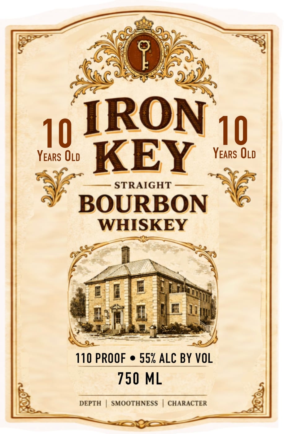 Iron Key label