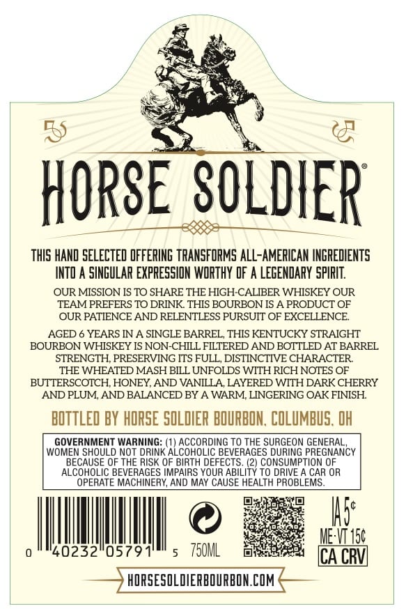 Horse Soldier label image 4