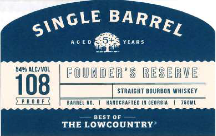 Founder's Reserve label