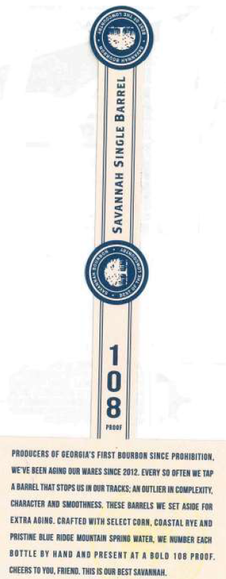 Founder's Reserve Single Barrel label image 3