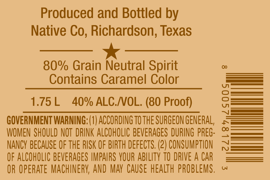 Native Limited label image 2
