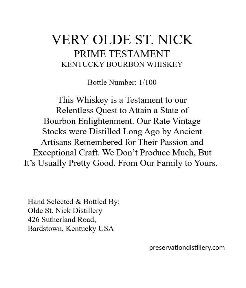 Very Olde St. Nick label image 3