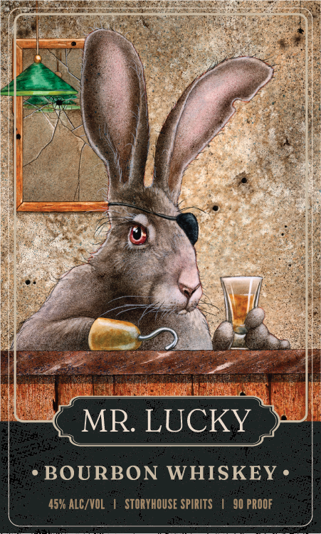 Mr Lucky label