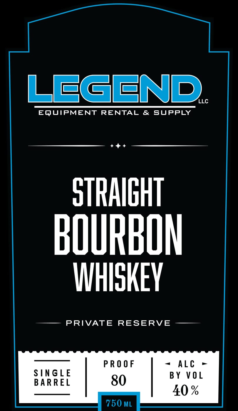 Legend Equipment Rental & Supply label