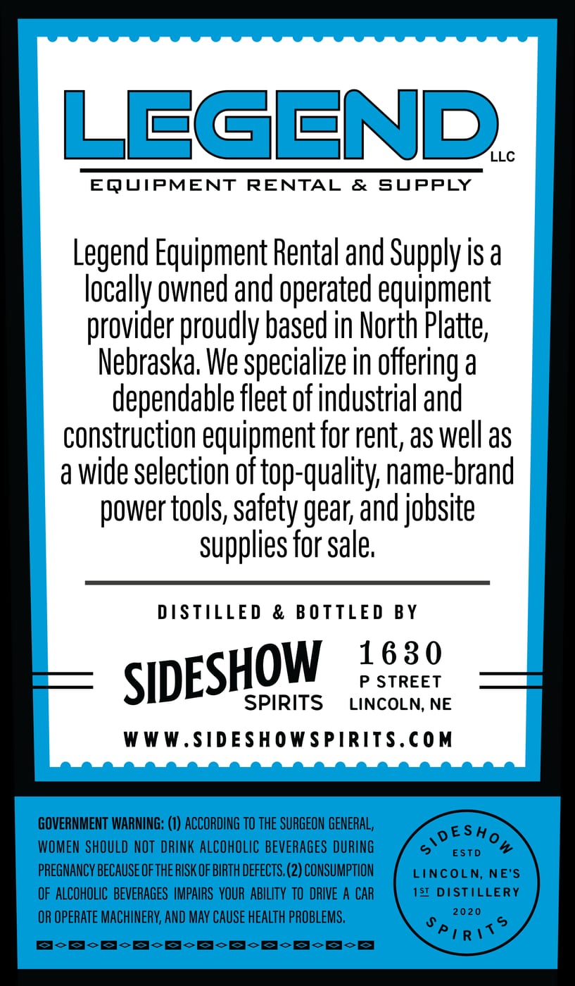 Legend Equipment Rental & Supply label image 2