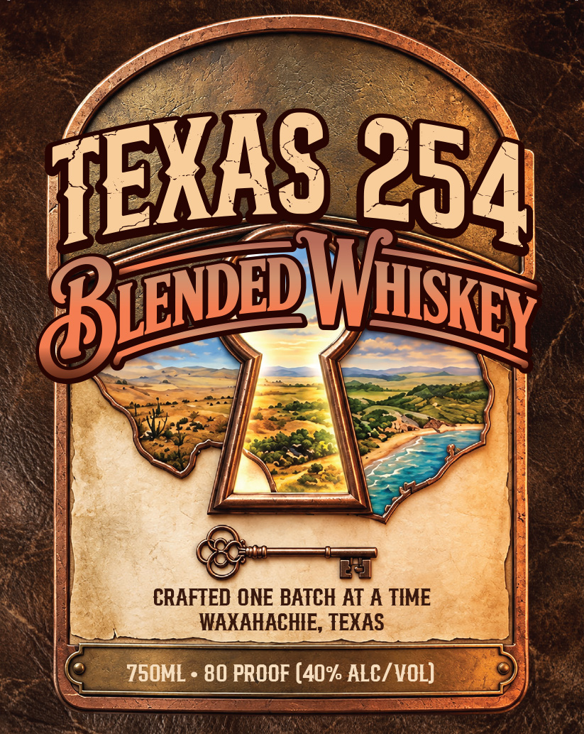 Texas 254 label