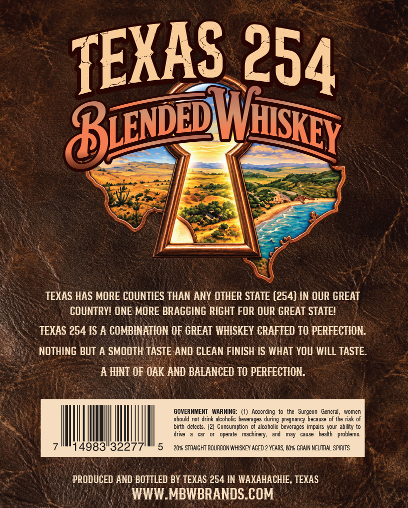 Texas 254 label image 2