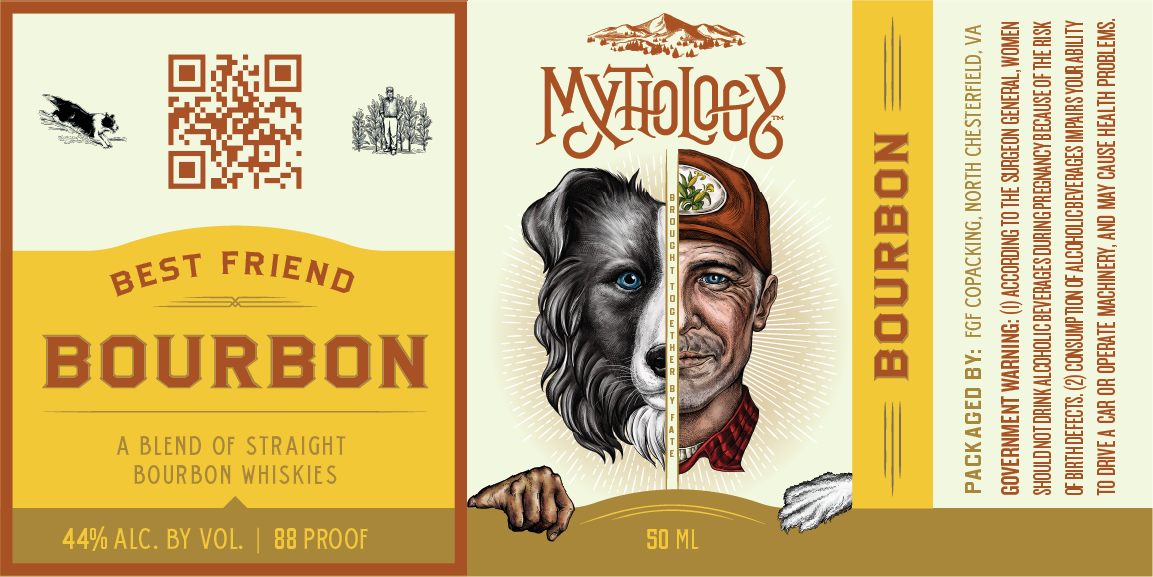 Best Friend Bourbon label