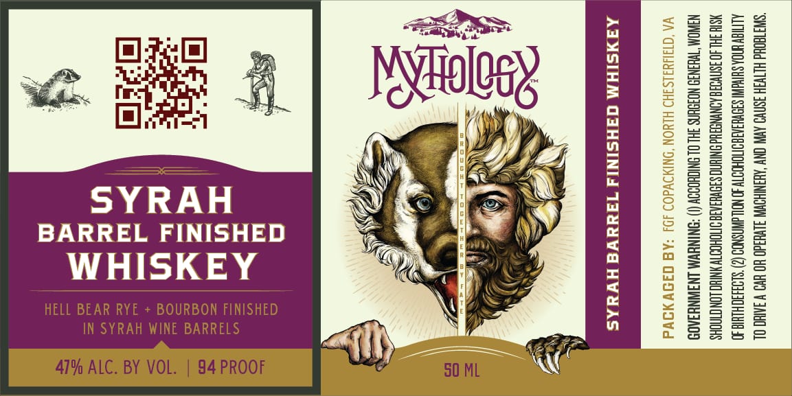Syrah Barrel Whiskey label