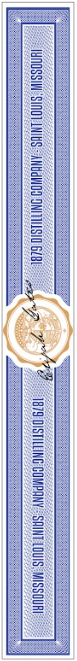 1879 Premium Missouri Wheated Bourbon label image 3