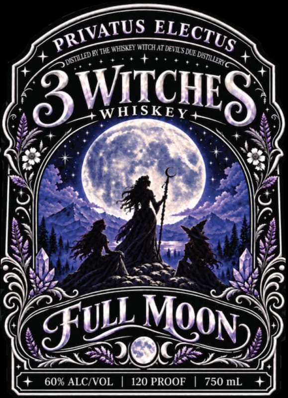 Devil's Due Distillery label