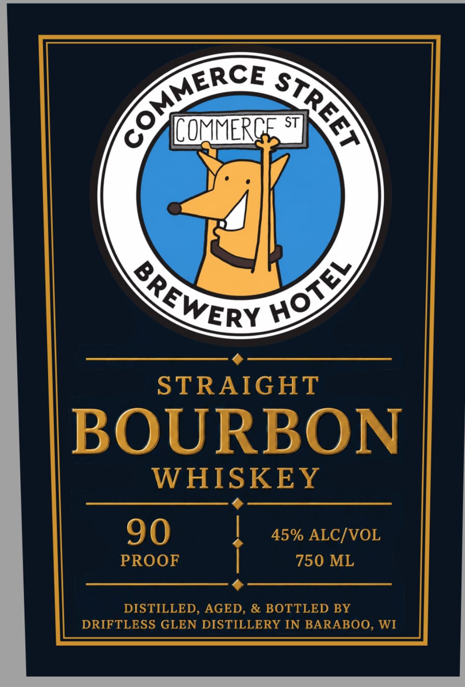 Commerce Street Brewery Hotel label