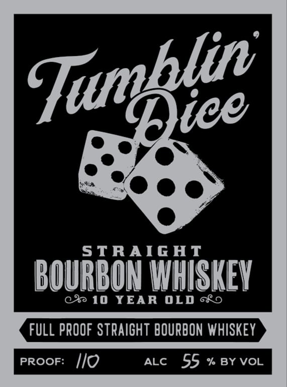 Tumblin Dice label