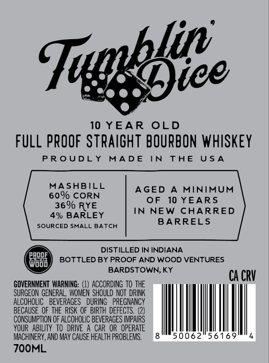 Tumblin Dice label image 3