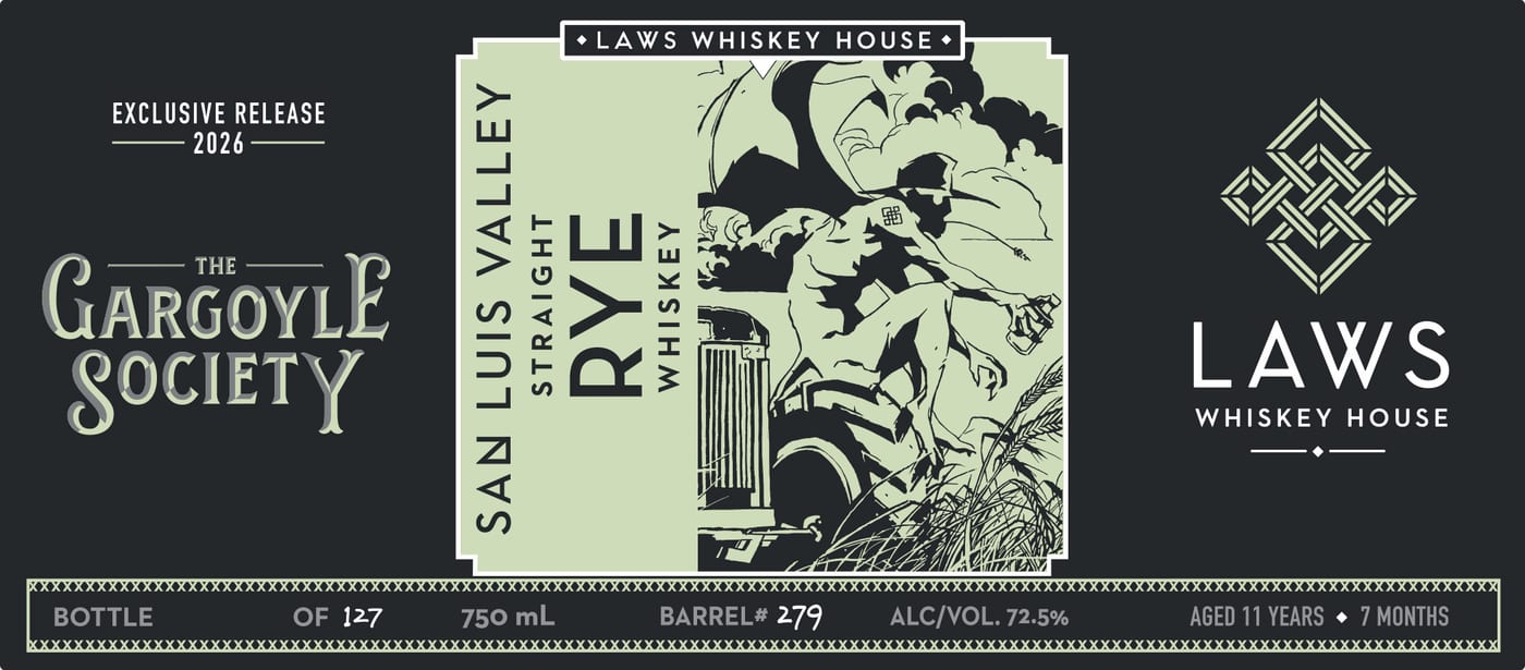 Laws Whiskey House label