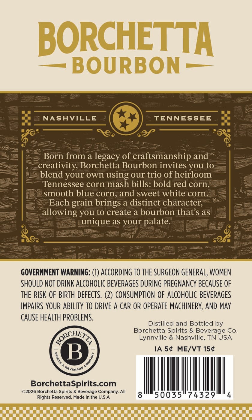 Borchetta Bourbon label image 2