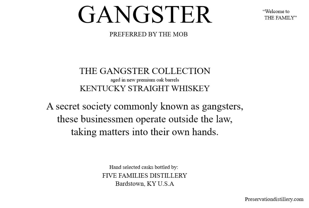 Gangster label image 2