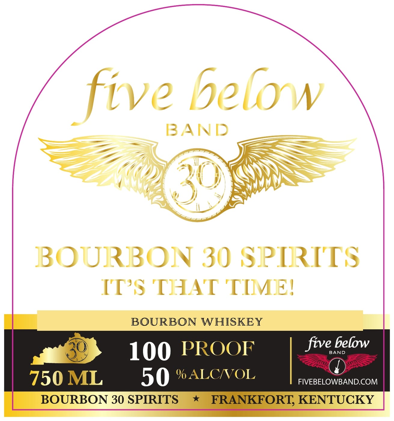 Bourbon 30 label