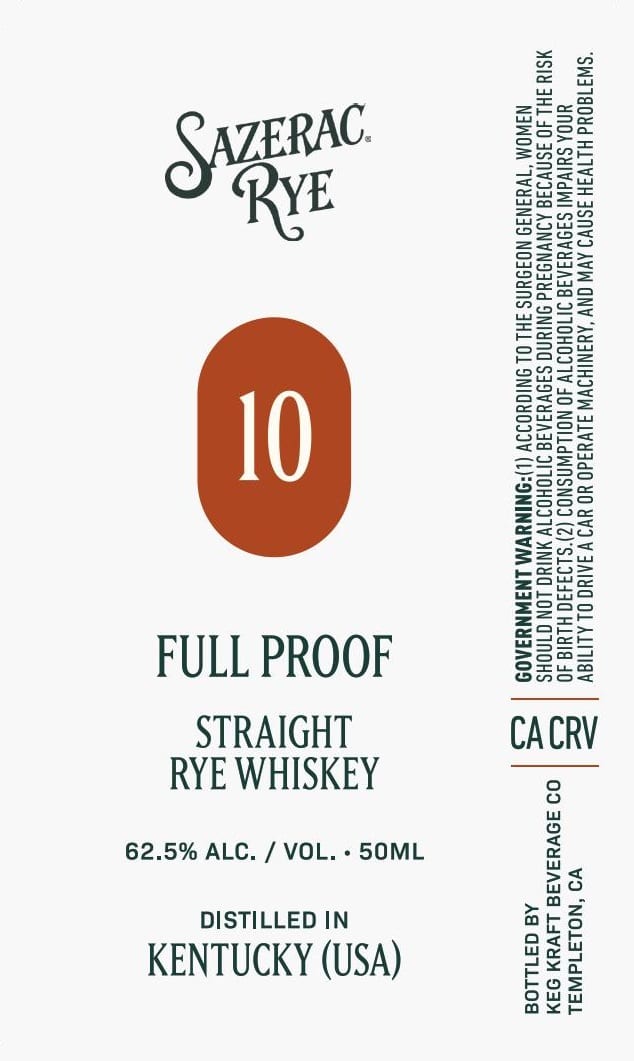 Sazerac label