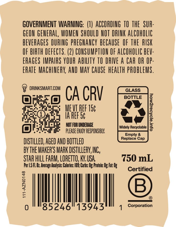 Maker's Mark label image 2