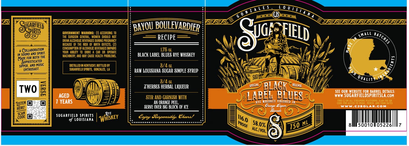 Sugarfield label