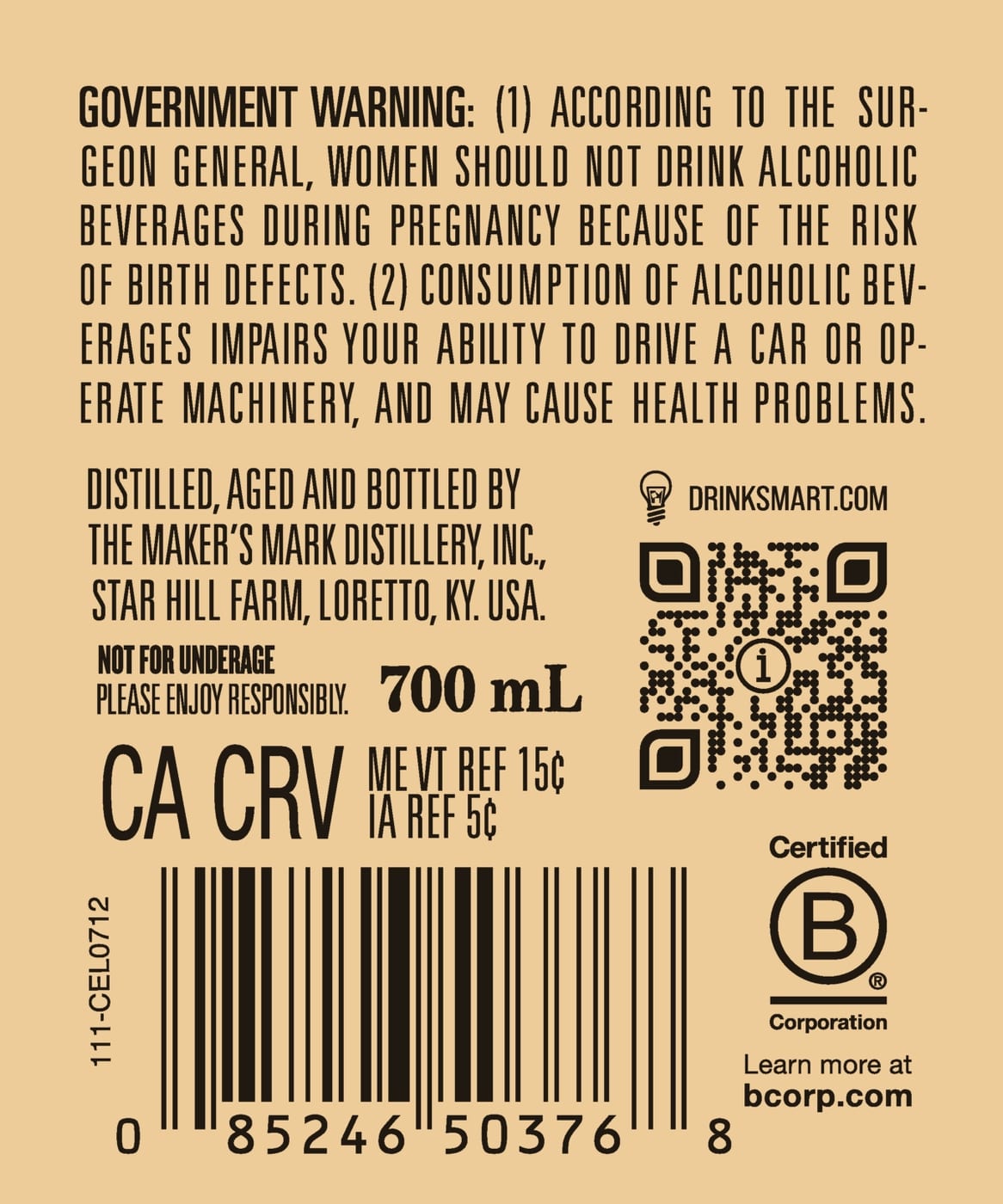 Maker's Mark label image 3