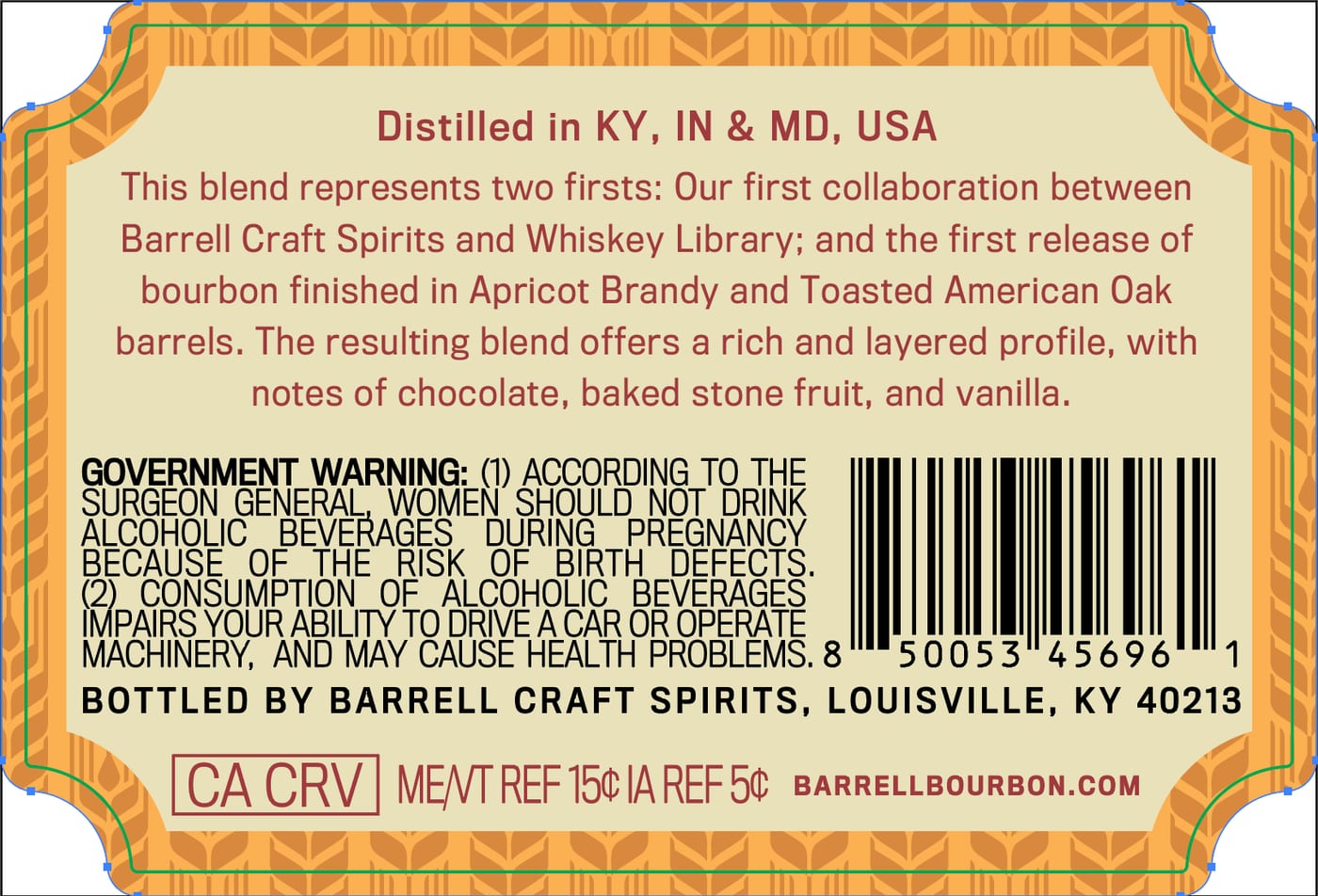 Barrell Bourbon label image 3