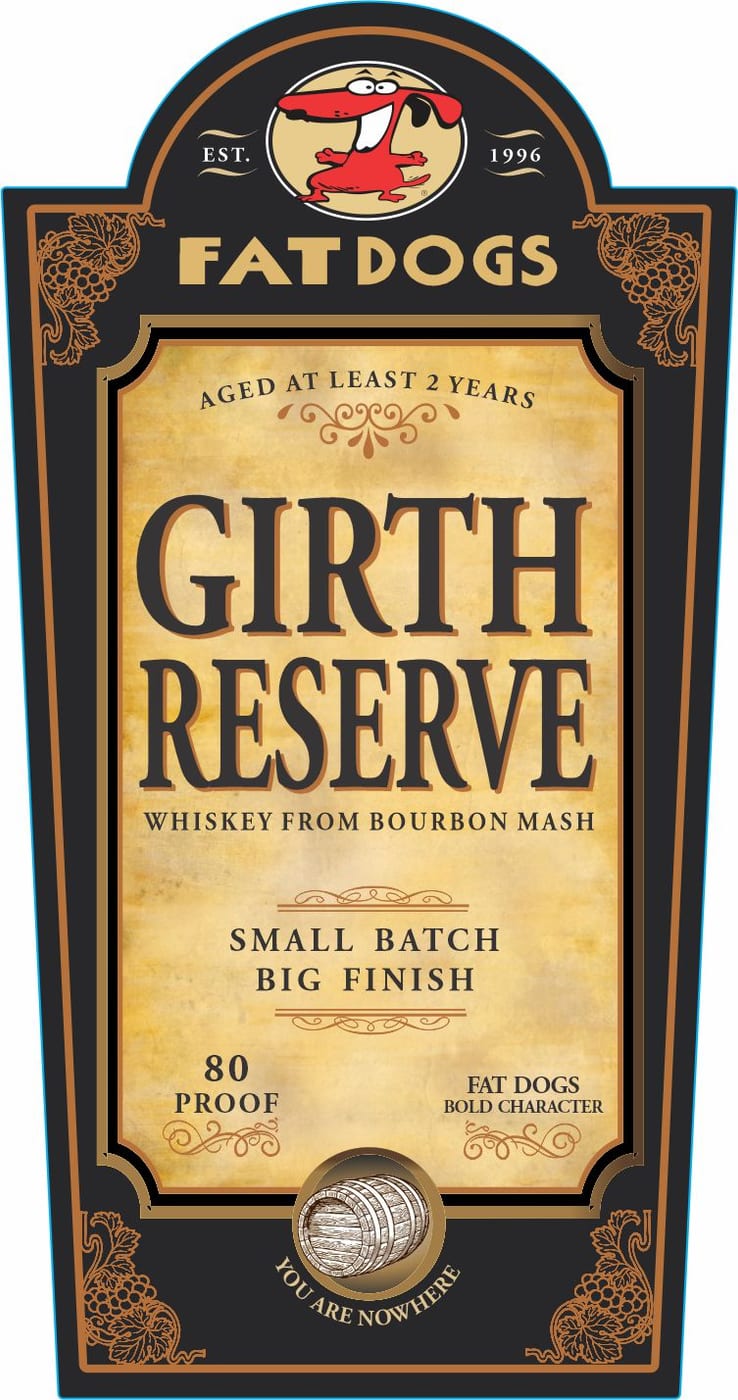 Long Dogs Distilling label