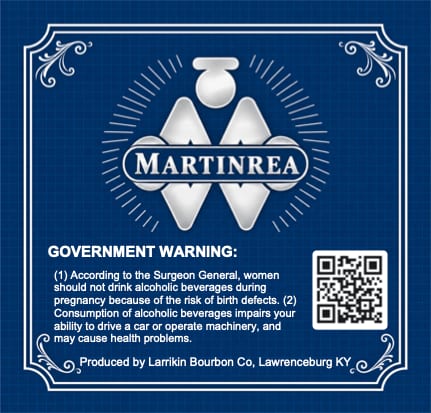 Larrikin Bourbon CO. Reserve Bourbon label image 3
