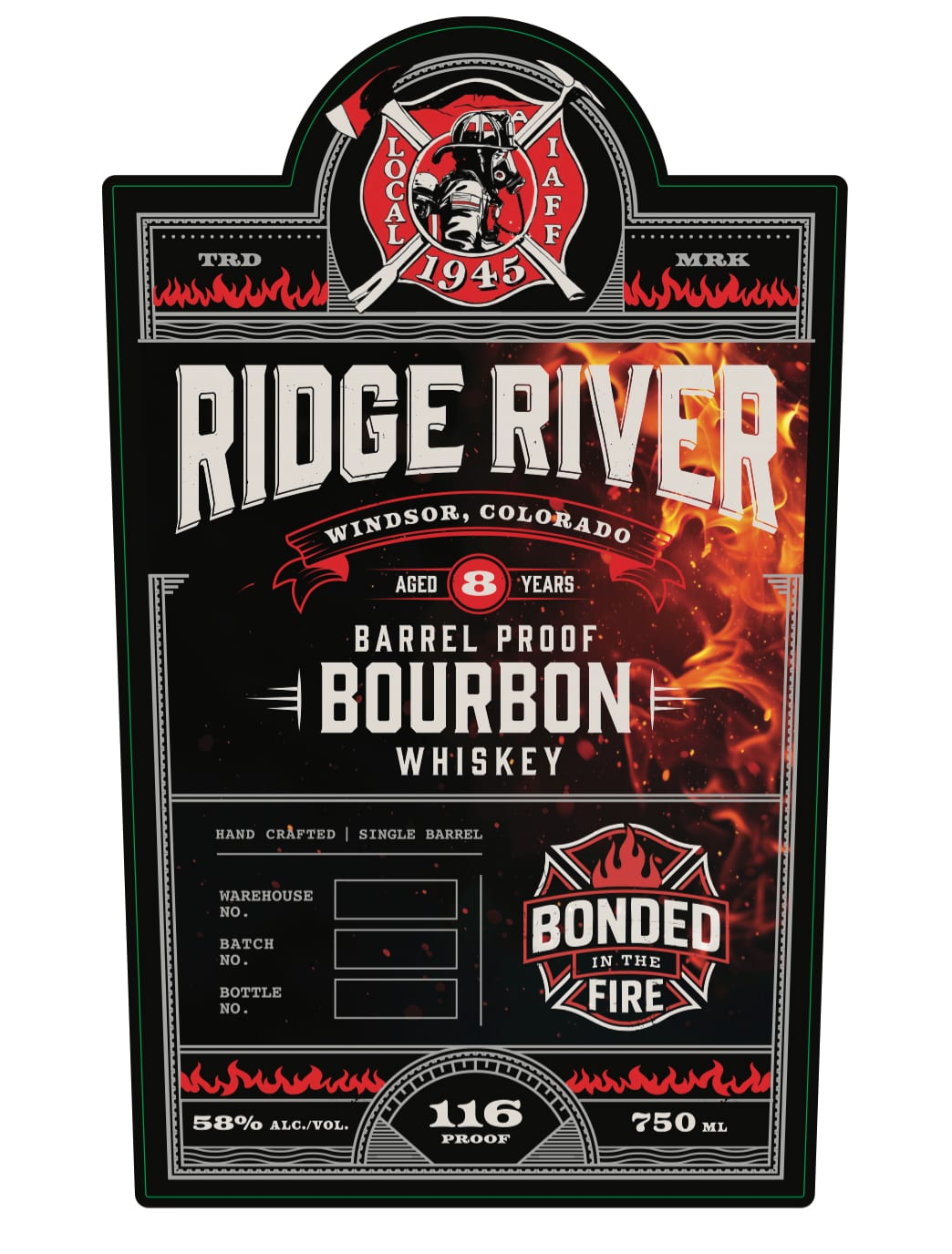 Ridge River label