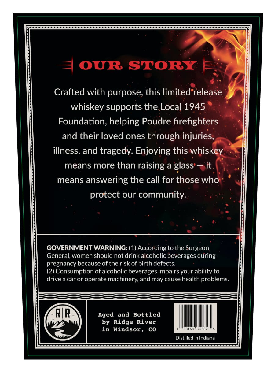 Ridge River Local Iaff 1945 label image 2